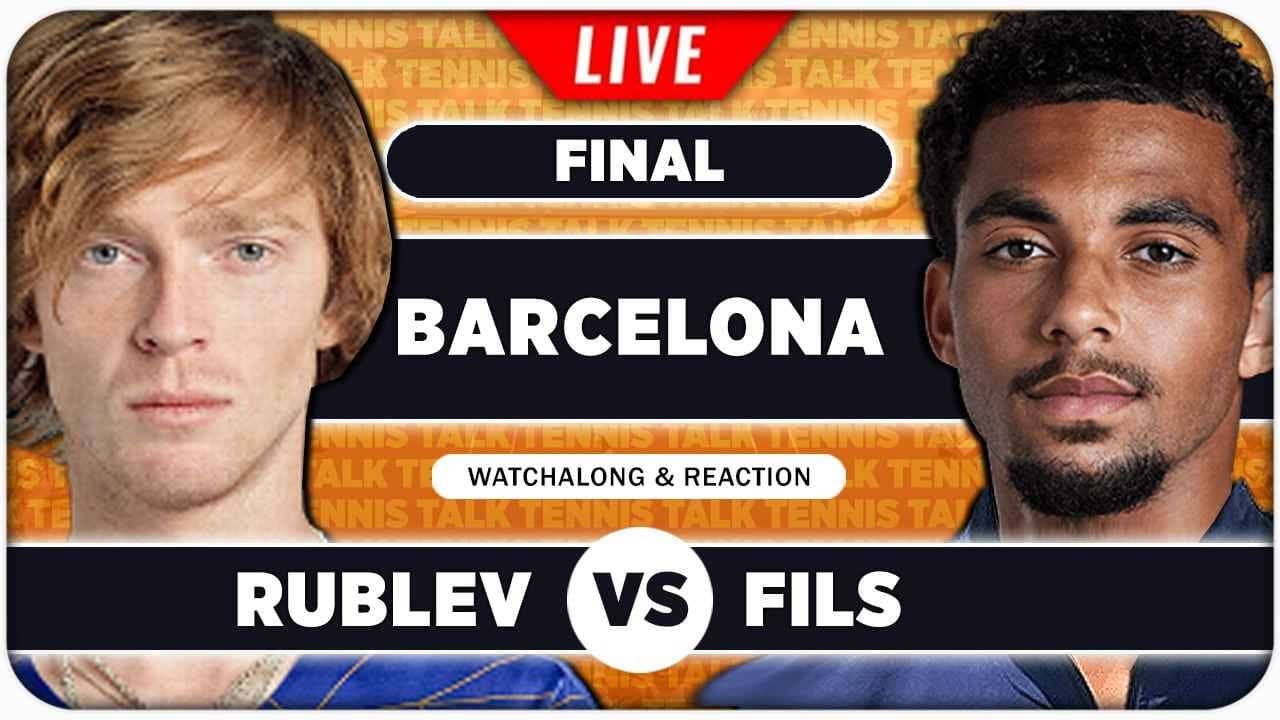 RUBLEV vs FILS • ATP Barcelona 2026 Final • LIVE Tennis Watchalong