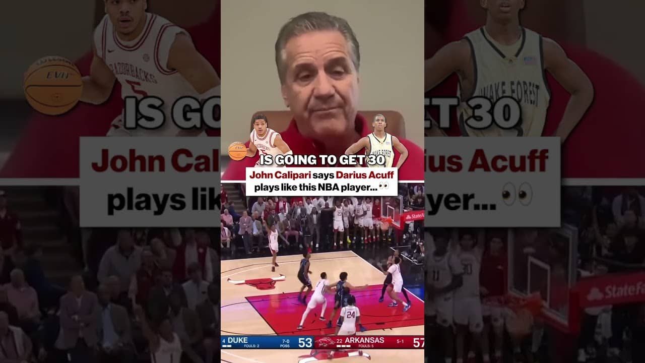 In November 2025, John Calipari compared Darius Acuff to this ELITE NBA guard 👀
