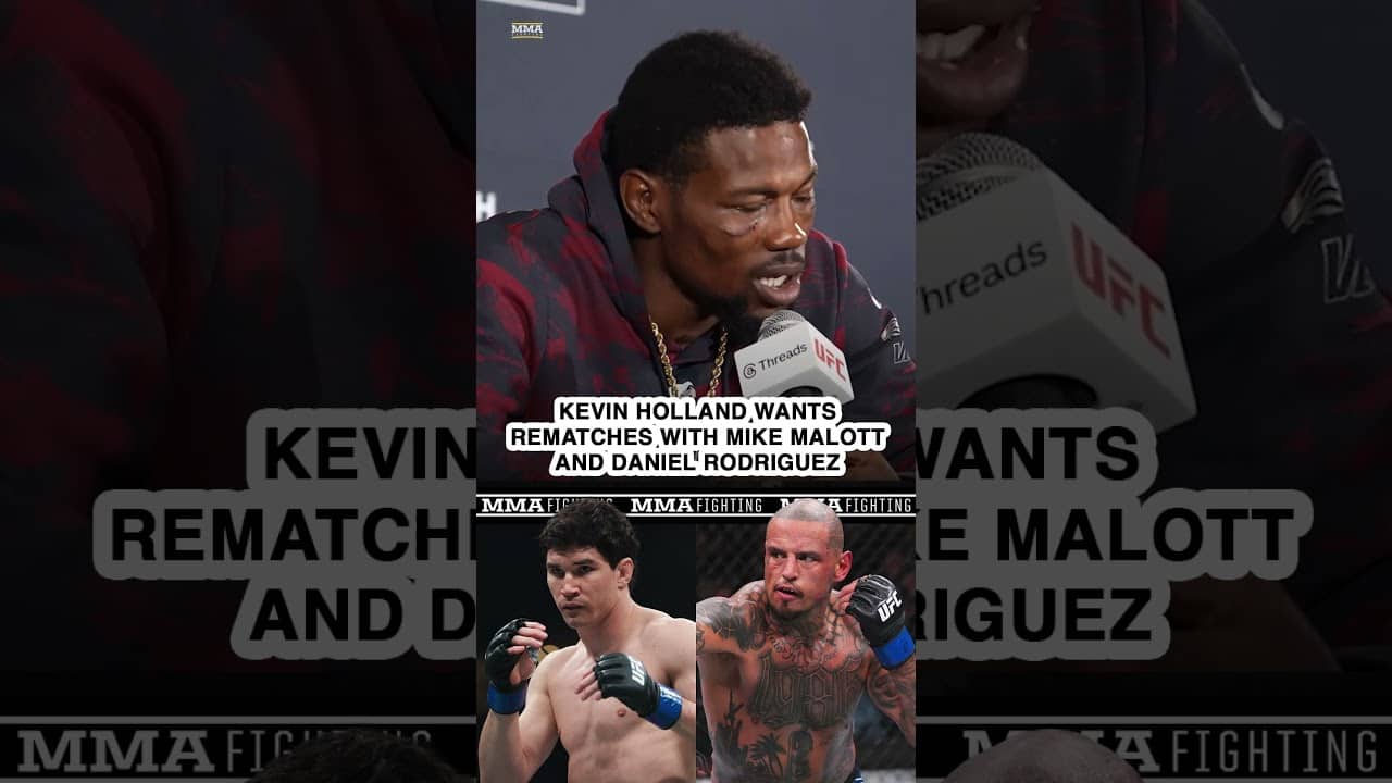 Kevin Holland wants rematch with Daniel Rodriguez and Mike Malott after his win at #UFC327