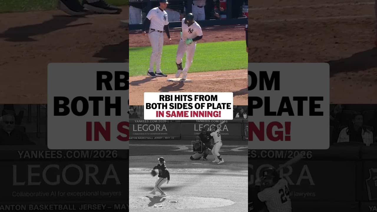 Jasson Domínguez just did something you don't see very often 👀