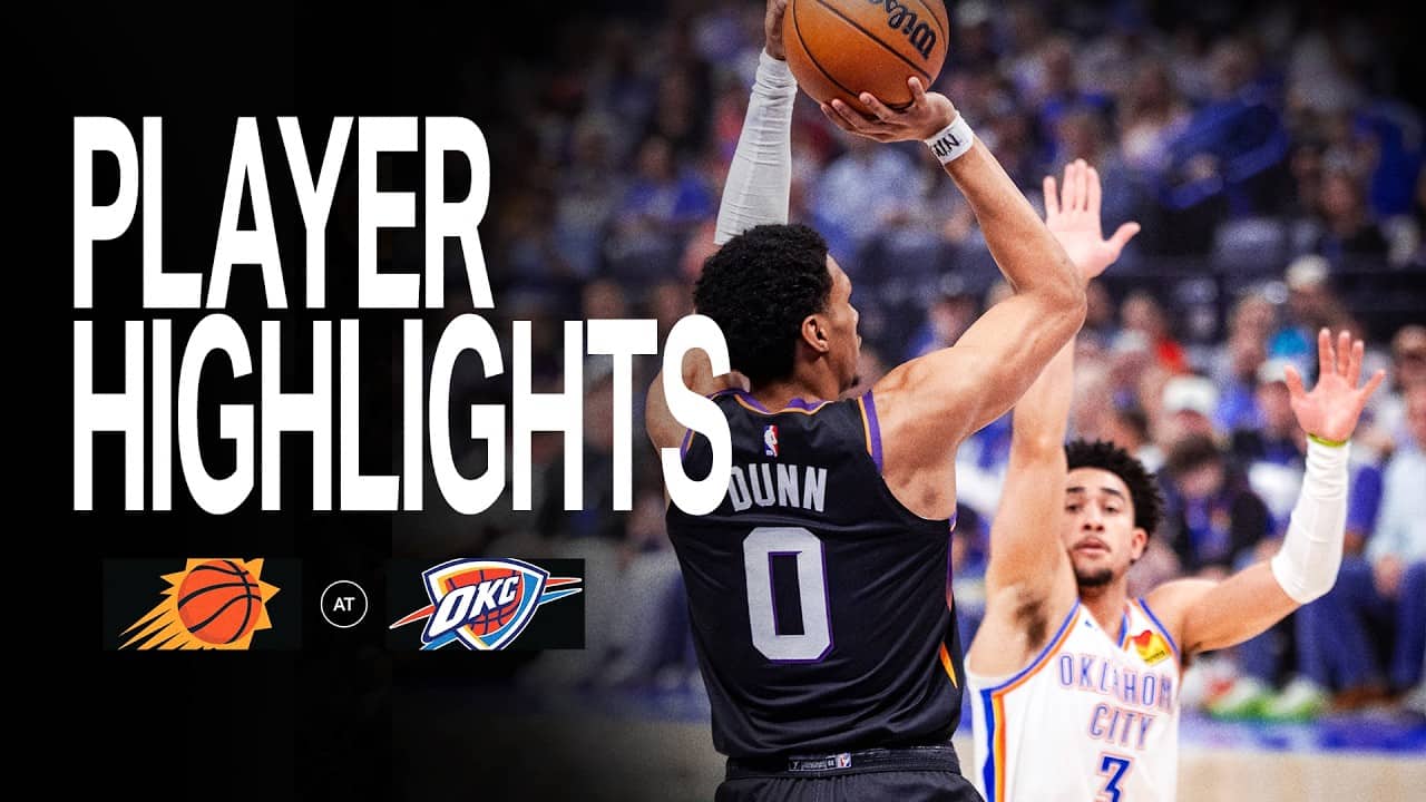 Ryan Dunn season-high 20 PTS against Oklahoma City Thunder | Phoenix Suns Player Highlights