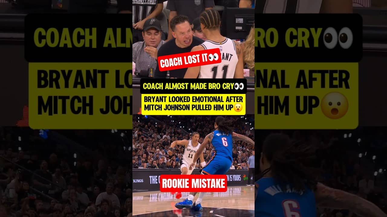 Spurs don't have time for rookie mistakes😤