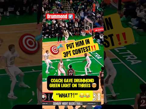 Drummond SPLASHING THREES now OMG 🎯🔥