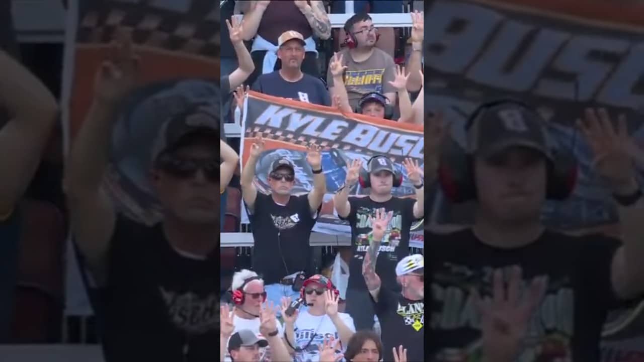 Honoring No. 8 on Lap 8