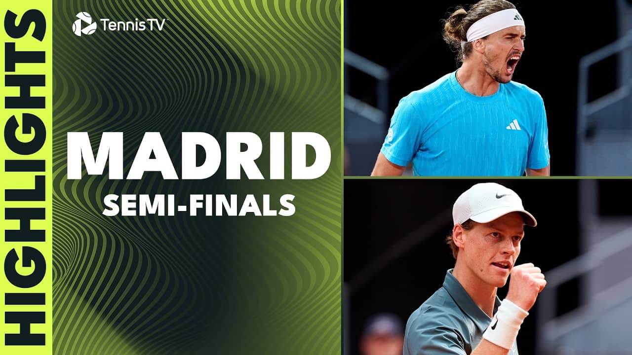 Zverev & Fils Clash; Zverev vs Blockx | Madrid 2026 Semi-Final Highlights