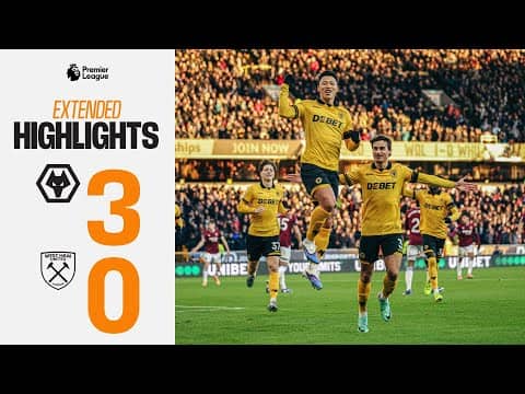 The perfect start to 2026! | Wolves 3-0 West Ham | Extended highlights