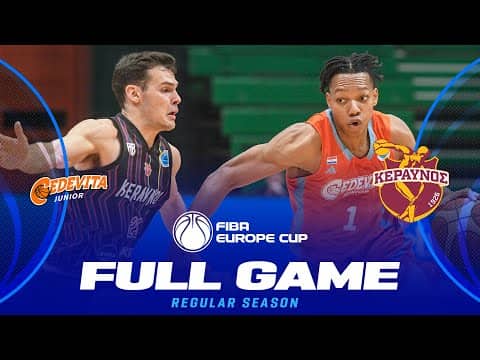 LIVE - Cedevita Junior v Keravnos BC | FIBA Europe Cup 2025-26 | Regular Season