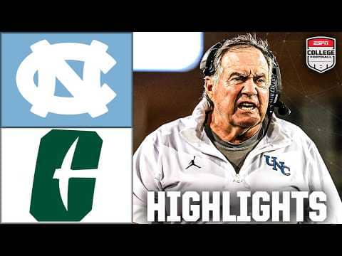 North Carolina Tar Heels vs. Charlotte 49ers | Full Game Highlights | ESPN College Football