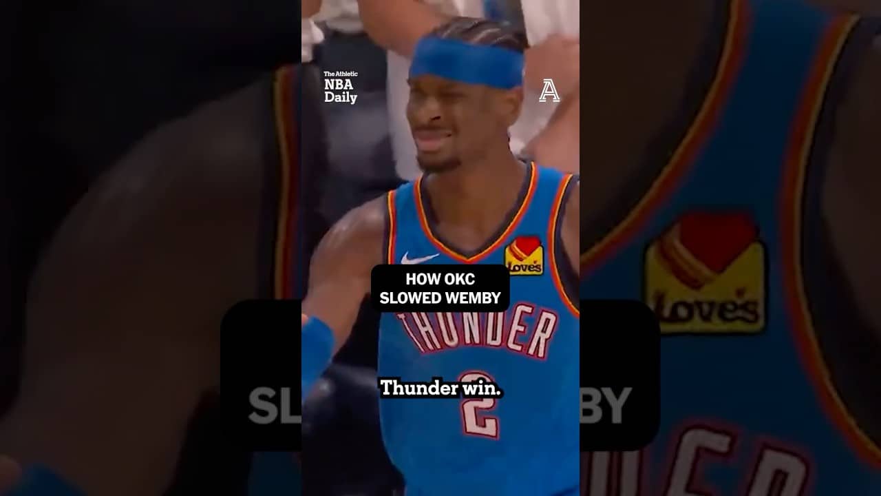 The Thunder got physical with Wemby.