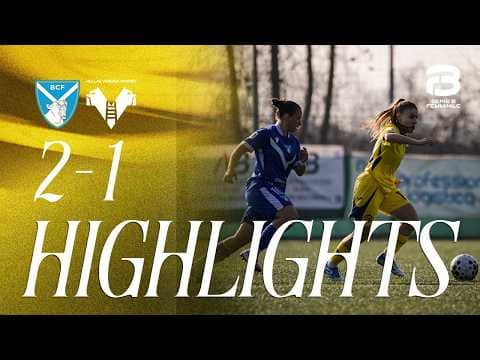 Highlights Serie B Femminile 2025/26 | Brescia-Hellas Verona Women 2-1