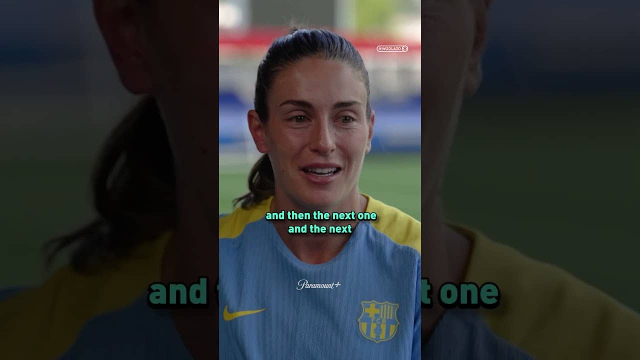 Alexia Putellas on whether she considers herself one of the best in the world 🌟