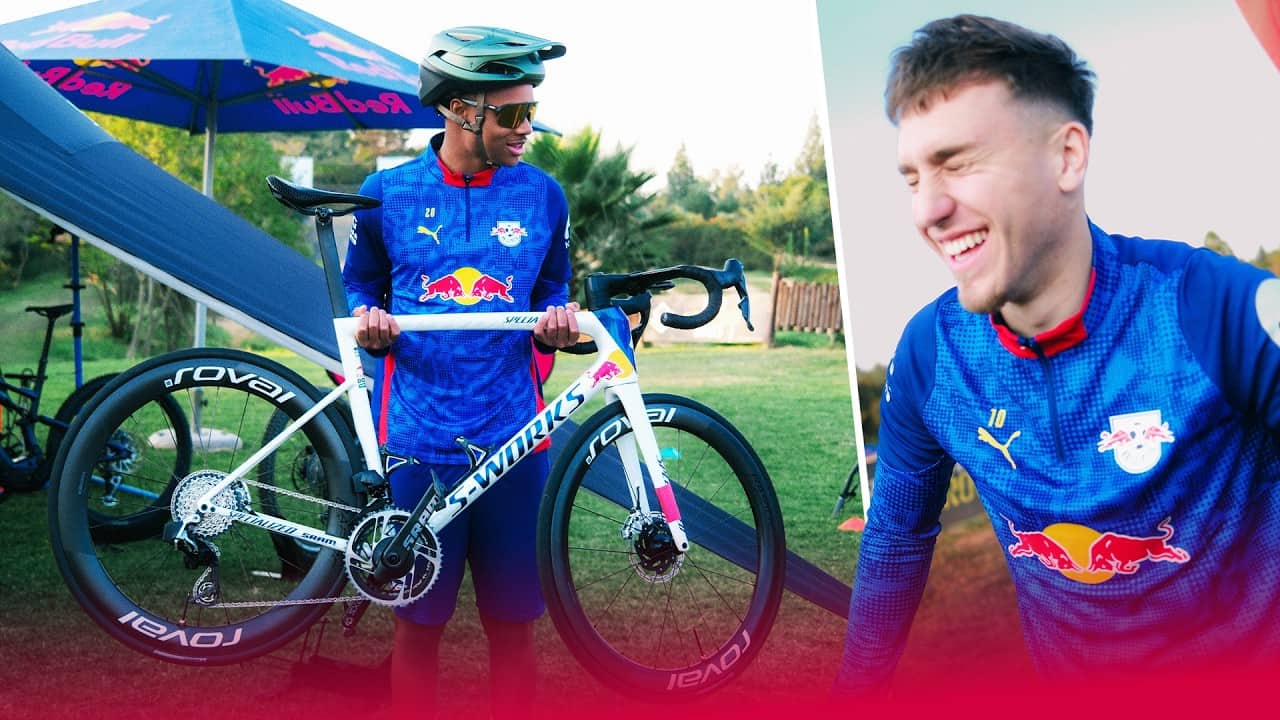 Joshua Johnson challenges our RB Leipzig players 🤯 | Specialized x RB Leipzig 🔥