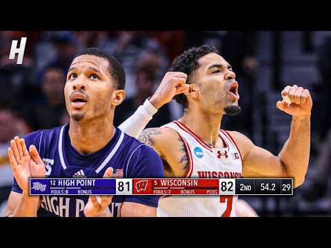 Wisconsin vs High Point CRAZY ENDING 😱 2026 March Madness