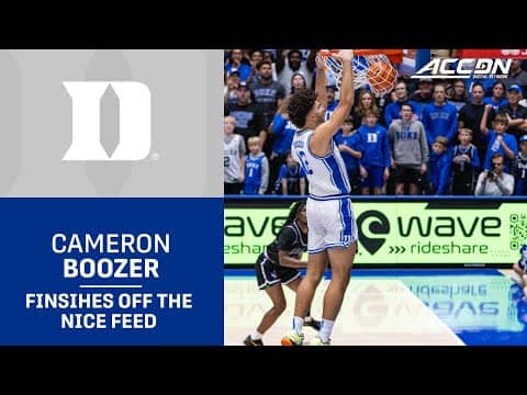 Duke's Caleb Foster Hooks Up Cameron Boozer