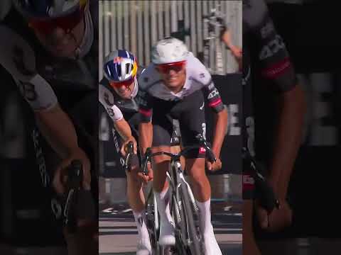 ISAAC DEL TORO CONQUERS SAN LUCA 🚀 A huge ride from the young Mexican to beat Pidcock to the line.