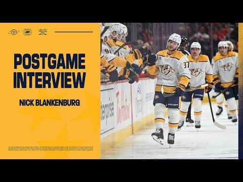 Nick Blankenburg: Postgame Interview - Nov 26th