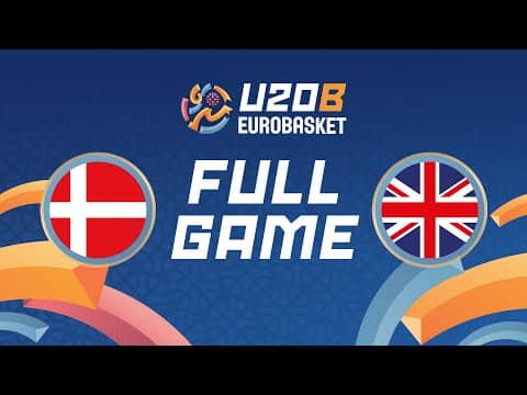LIVE - Denmark v Great Britain | FIBA U20 Women's EuroBasket 2025 Division B | Class. Groups 9-14