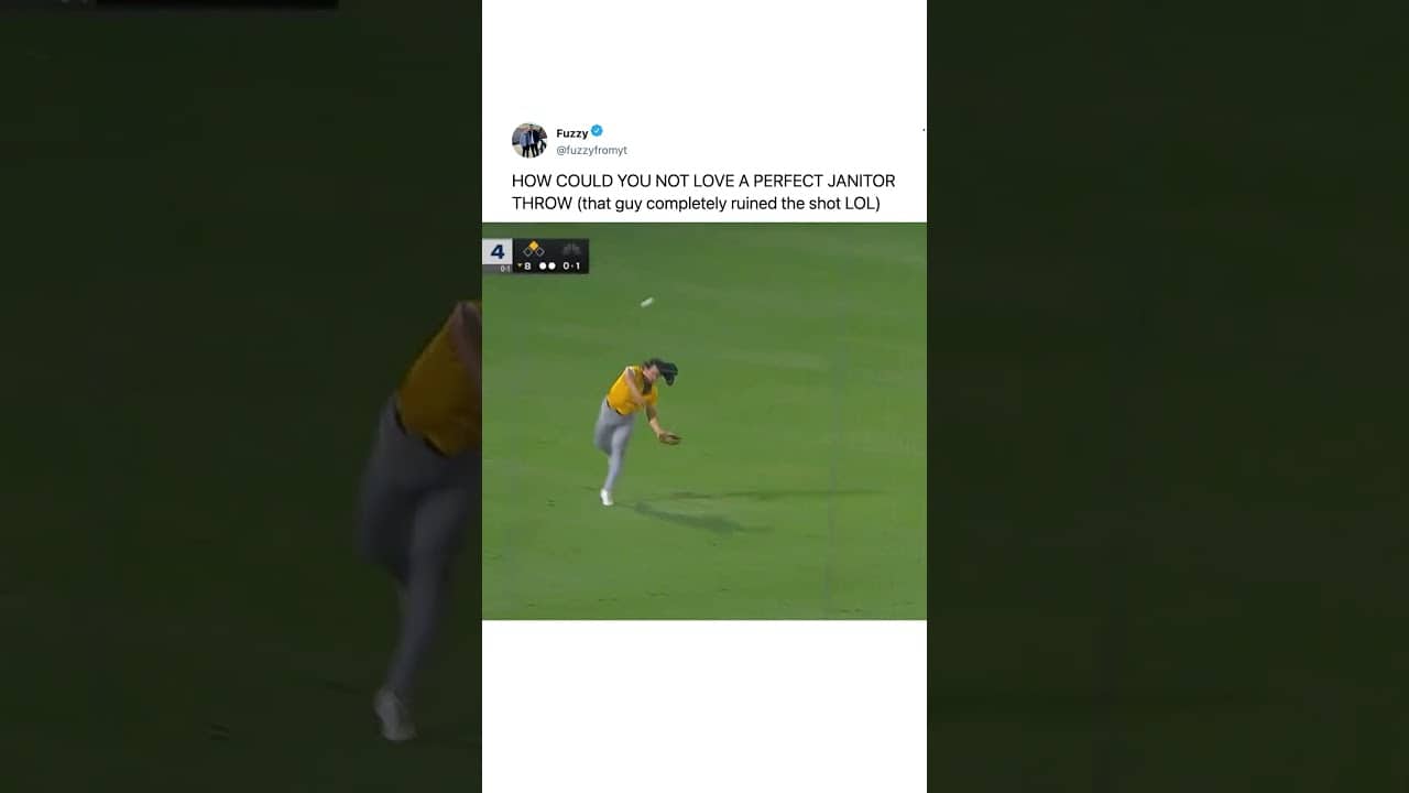 body on the line = perfect throw👏