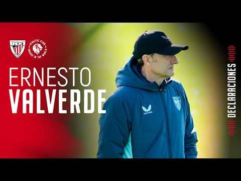 🎙️Ernesto Valverde | pre Athletic Club-Real Sociedad | (Ida 1/2 - Copa)