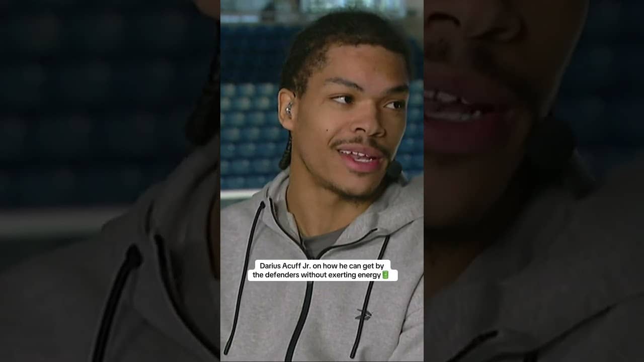… “For me it’s just about a simple move, get to the rim” - Darius Acuff Jr.