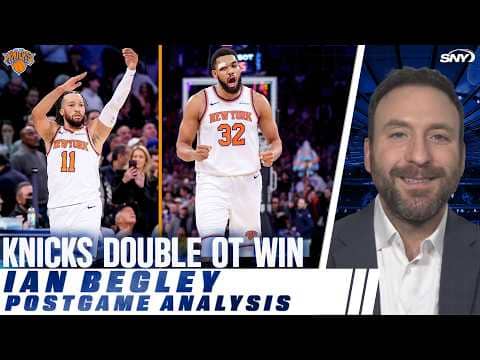 Ian Begley on Knicks double overtime win over Nuggets | SportsNite