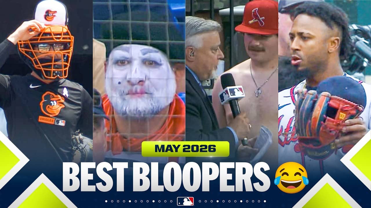 TARPS OFF for MLB's best bloopers of May 2026! 🤣 (Food reviews, fantasy football punishments & MORE)