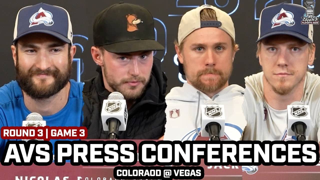Nicolas Roy & Avs on Desperation to Win, Problems in Games 1 & 2 + More Before Game 3 @ Vegas