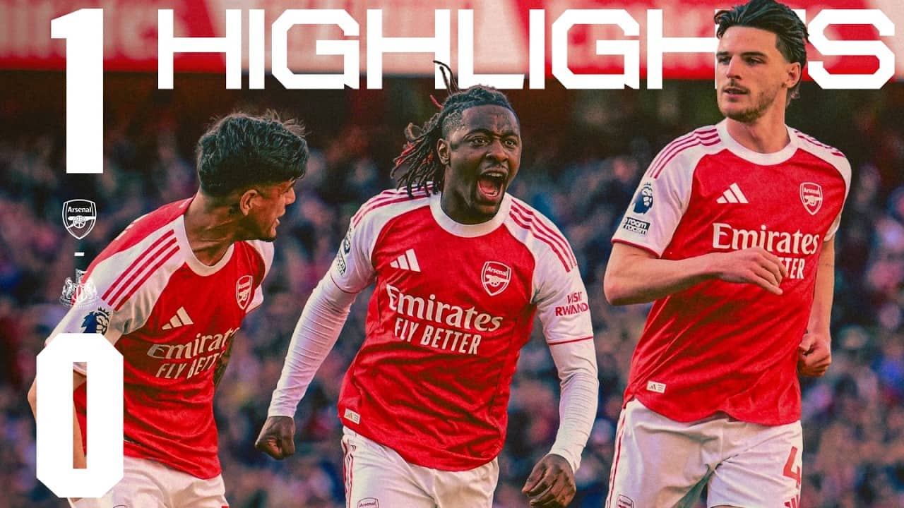 EZE WONDERGOAL SENDS US TOP | Arsenal vs Newcastle United (1-0) | Highlights l Premier League
