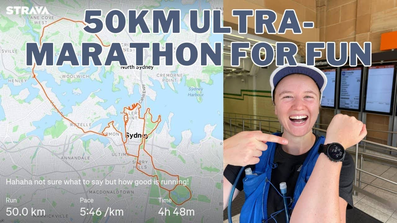 Running 50km around Sydney CBD