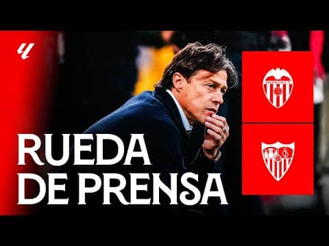 Rueda de prensa de Matías Almeyda #ValenciaSevilla | 📡 EN DIRECTO
