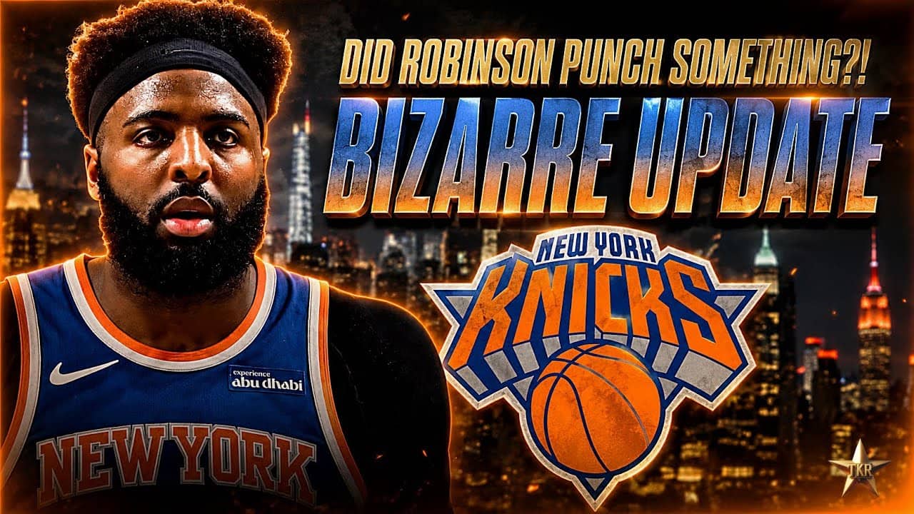 INSANE REPORT! Did Mitchell Robinson PUNCH SOMETHING?! Bizarre Injury Update... | Knicks News