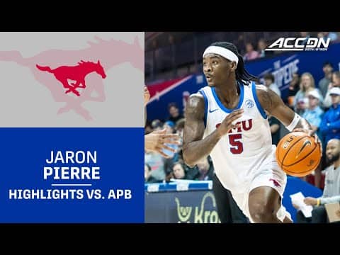 SMU's Jaron Pierre Jr. Delivers Big In Home Win Over APB