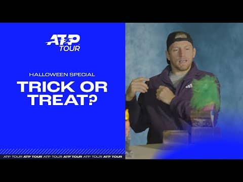 ATP Stars Play 'Trick Or Treat?' | Fonseca, Fritz, Wawrinka & More Feature This Halloween