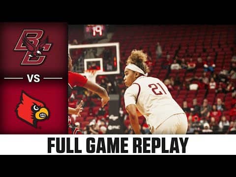 Boston College vs. Louisville Full Game Replay | 2025-26 ACC Women's Basketball