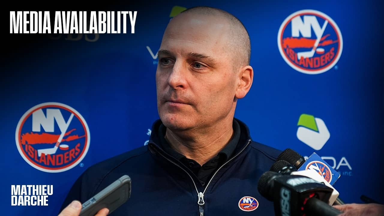 New York Islanders GM and EVP Mathieu Darche Media Availability Following The Hiring of Peter DeBoer