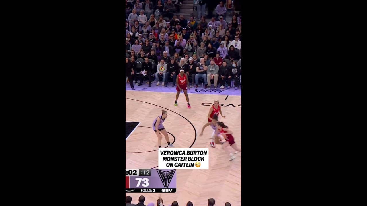 VERONICA BLOCKS CAITLIN CLARK