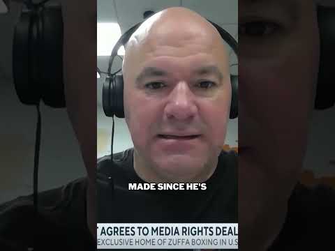 Dana White discusses Paramount agreeing to an exclusive media rights deal with Zuffa boxing #boxing