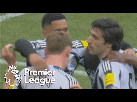 Harvey Barnes drills Newcastle 3-1 ahead of Brighton | Premier League | NBC Sports