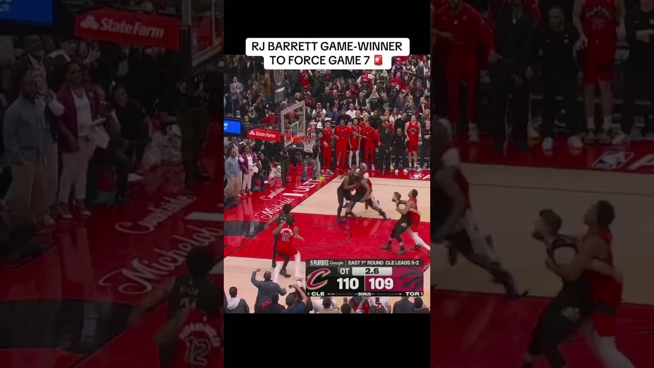 RJ BARRETT IS CLUTCH 🔥🔥