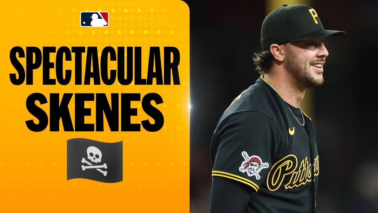 A DOMINANT night for Paul Skenes! ๐ฎโ๐จ Pirates ace goes 8 scoreless! ๐ฅ (7 Ks, only 2 hits allowed)