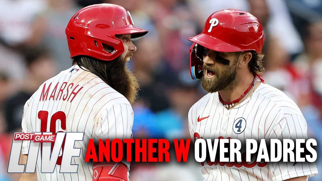 Nola deals, Harper homers in 3-2 win over Padres | Phillies PGL