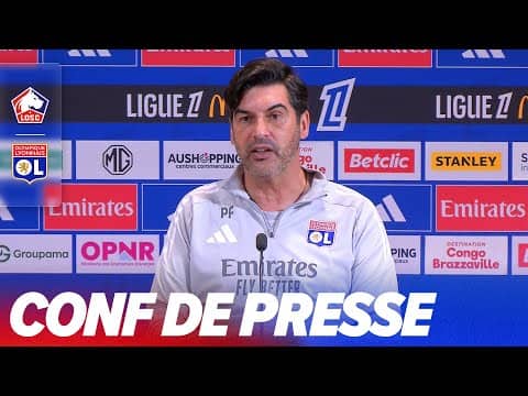 "Endrick commence à s'adapter à ce que nous voulons faire" : la conf de Paulo Fonseca avant LOSC-OL