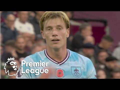 Zian Flemming's header gives Burnley 1-0 lead over West Ham | Premier League | NBC Sports