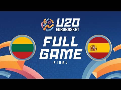 LIVE - Lithuania v Spain | FIBA U20 Women's EuroBasket 2025 | Final