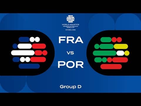 France vs Portugal | Group D | Women's Water Polo World Cup 2025 | Division 2 | Istanbul