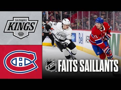 Kings vs Canadiens 11/11/25 | Faits saillants