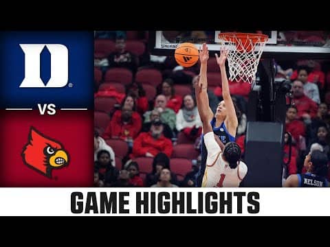 Duke vs. Louisville Game Highlights | 2025-26 ACC Women's Basketball