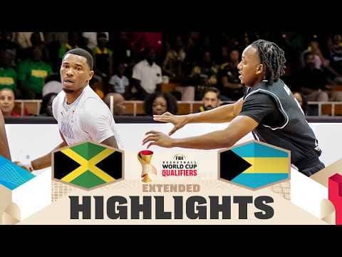 Jamaica 🇯🇲 v Bahamas 🇧🇸 | Extended Highlights | FIBA Basketball World Cup 2027 Americas Qualif.