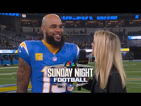 Keenan Allen: 'Had to draw up my own play' for Chargers' receptions record | SNF | NFL on NBC