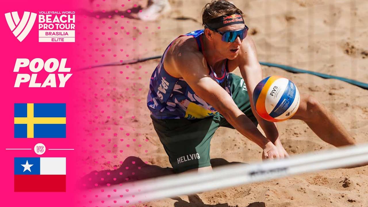 Åhman/Hellvig vs. Grimalt M./Grimalt E. - Pool Play Highlights | Brasilia 2026 #BeachProTour